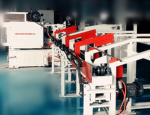 What is the structure of x-q42 Series bar shear production line?